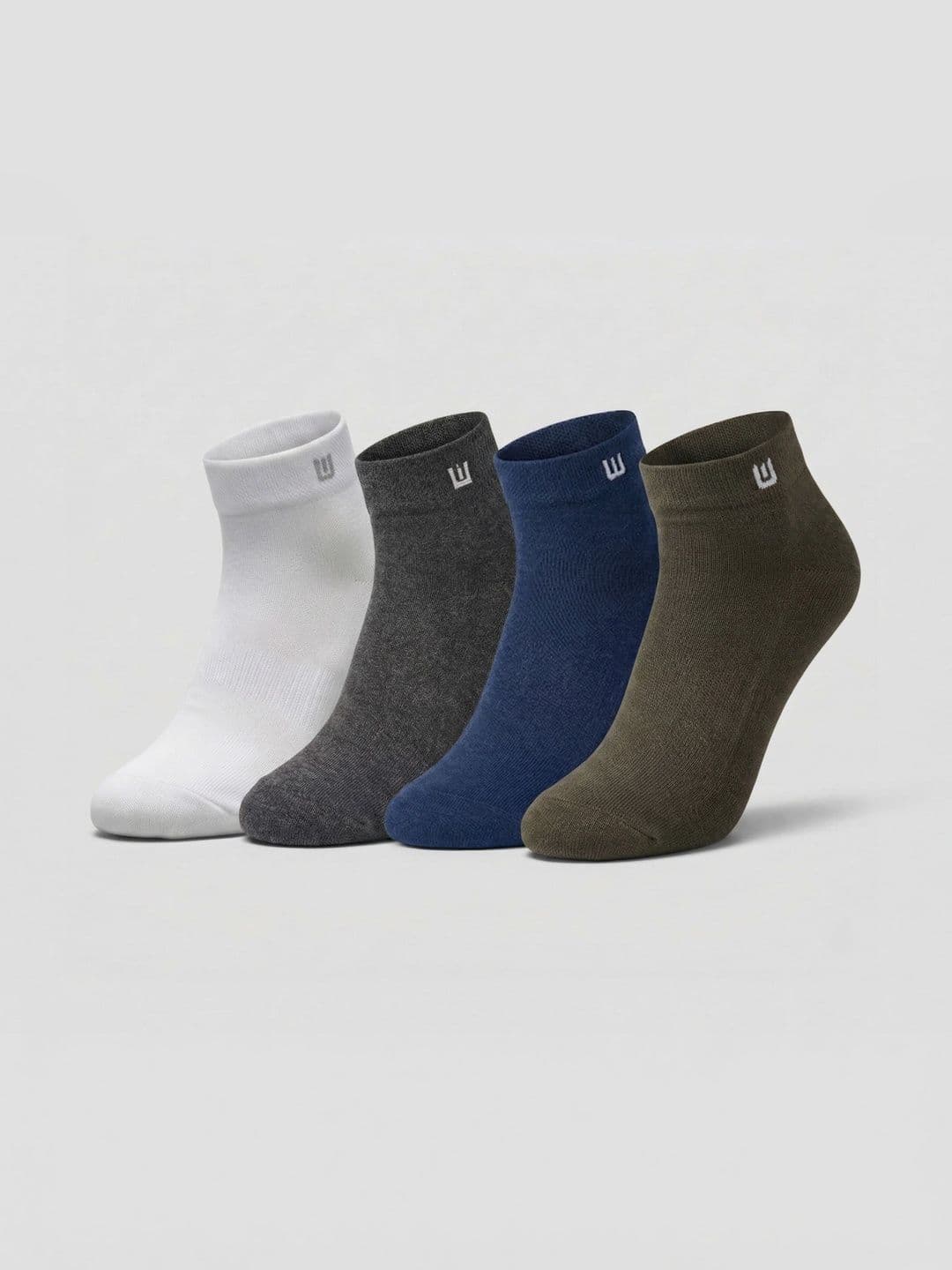 SZN Unisex Pack of 4 Cotton Assorted Ankle Length Socks - view 1