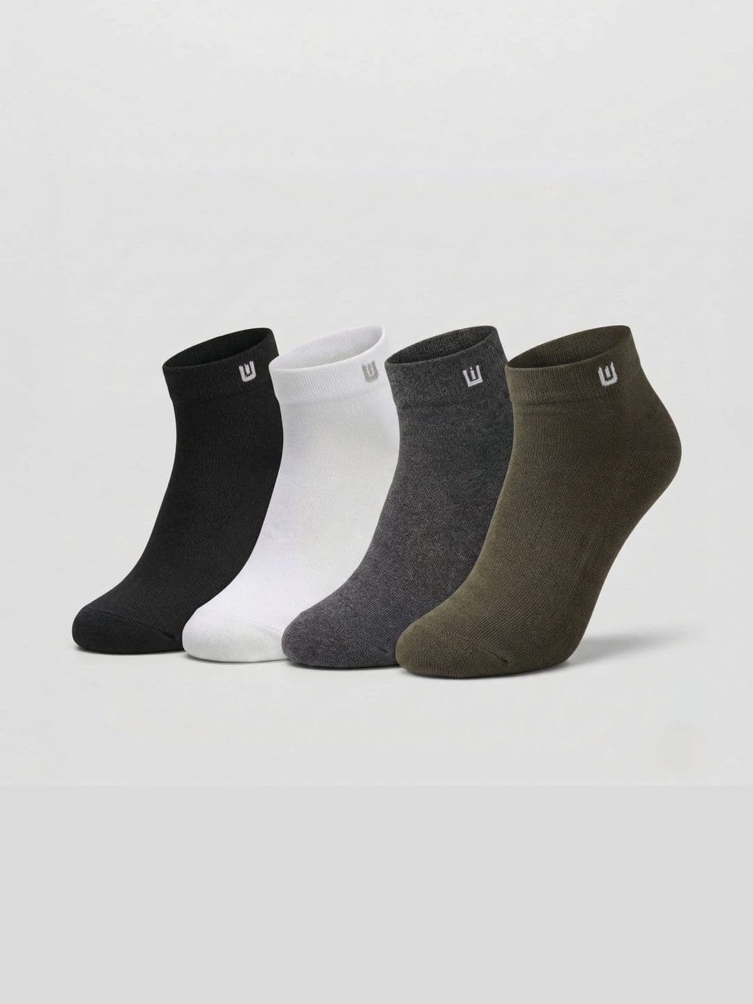 Moda Rapido Men Pack of 4 Cotton Assorted Ankle Length Socks - view 1