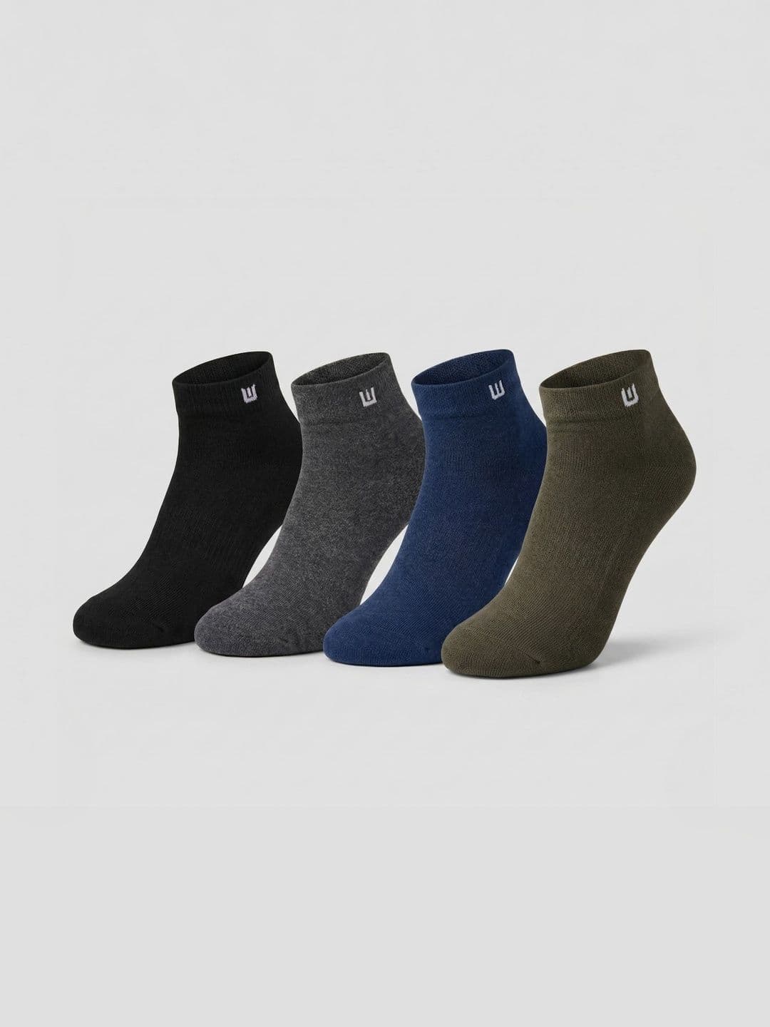 SZN Unisex Pack of 4 Cotton Assorted Ankle Length Socks - view 1