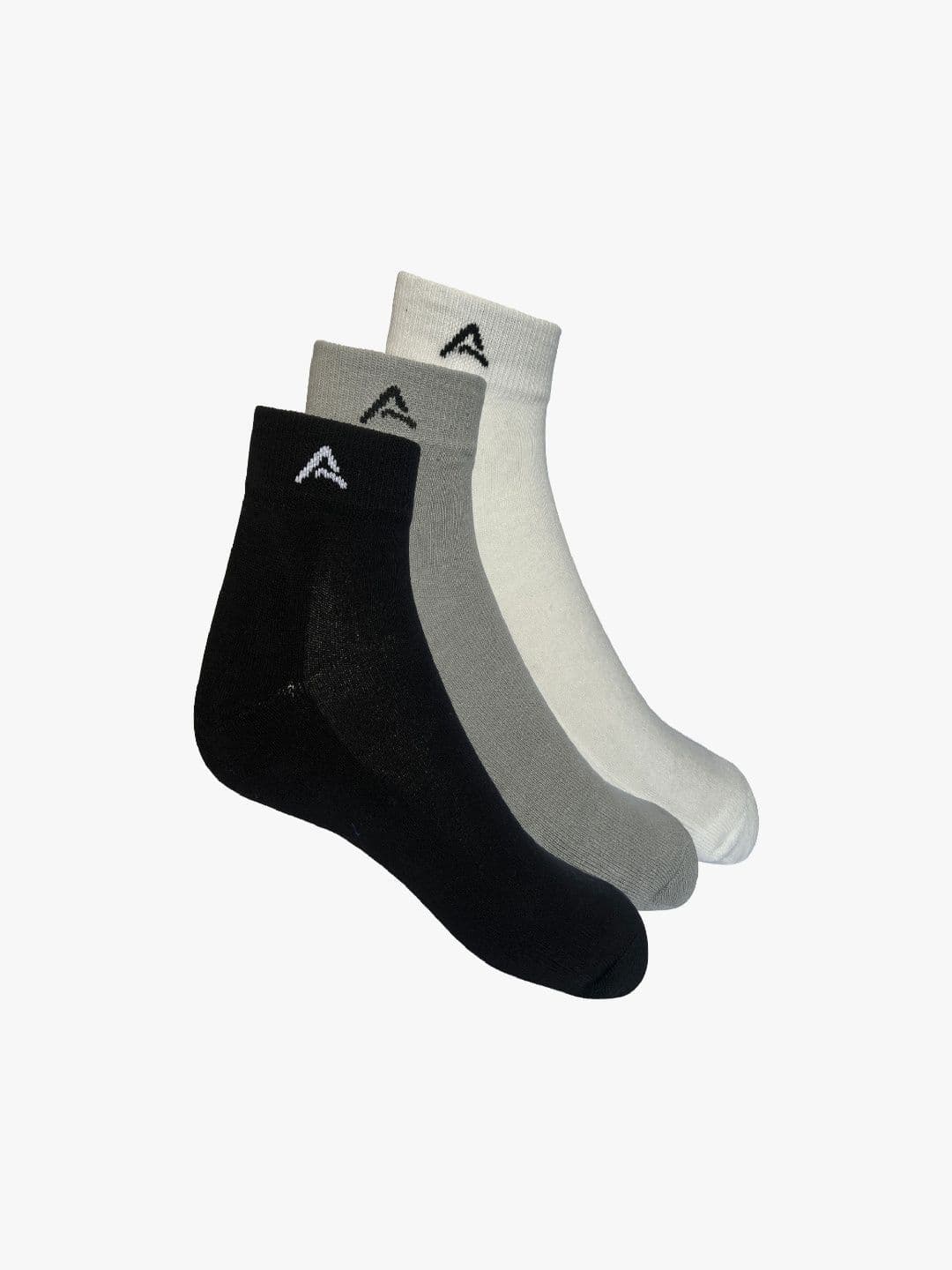 AMAREE Unisex Pack of 3 Cotton Assorted Ankle Length Socks - view 1
