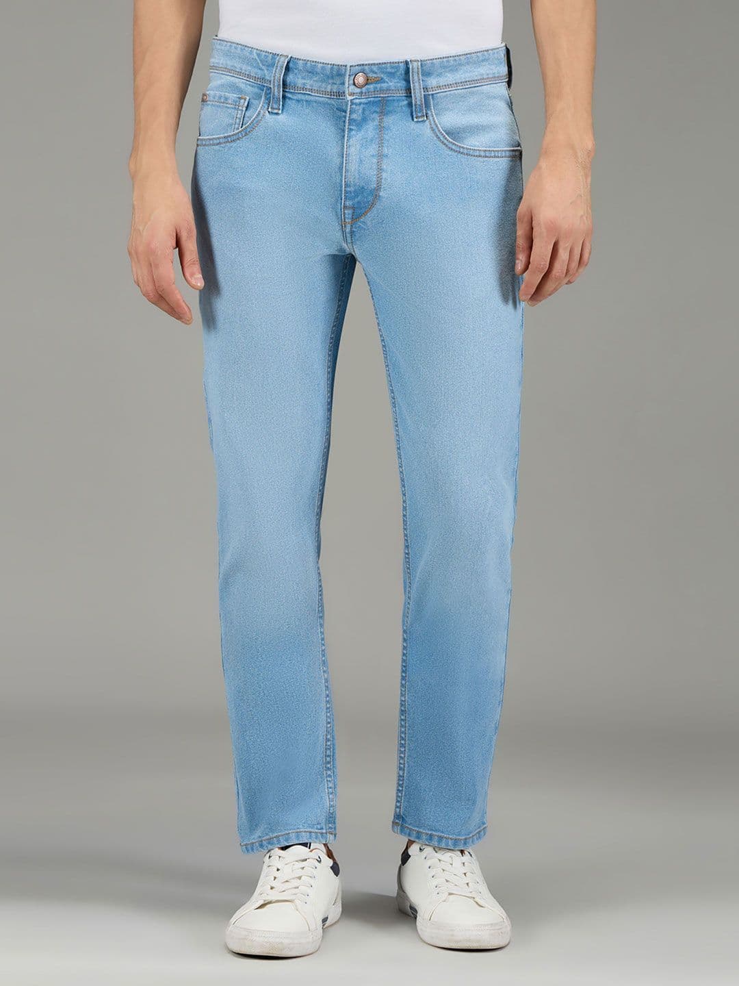 Pepe Jeans Men Vapour Slim Fit Mid-Rise Light Fade Stretchable Jeans - view 1