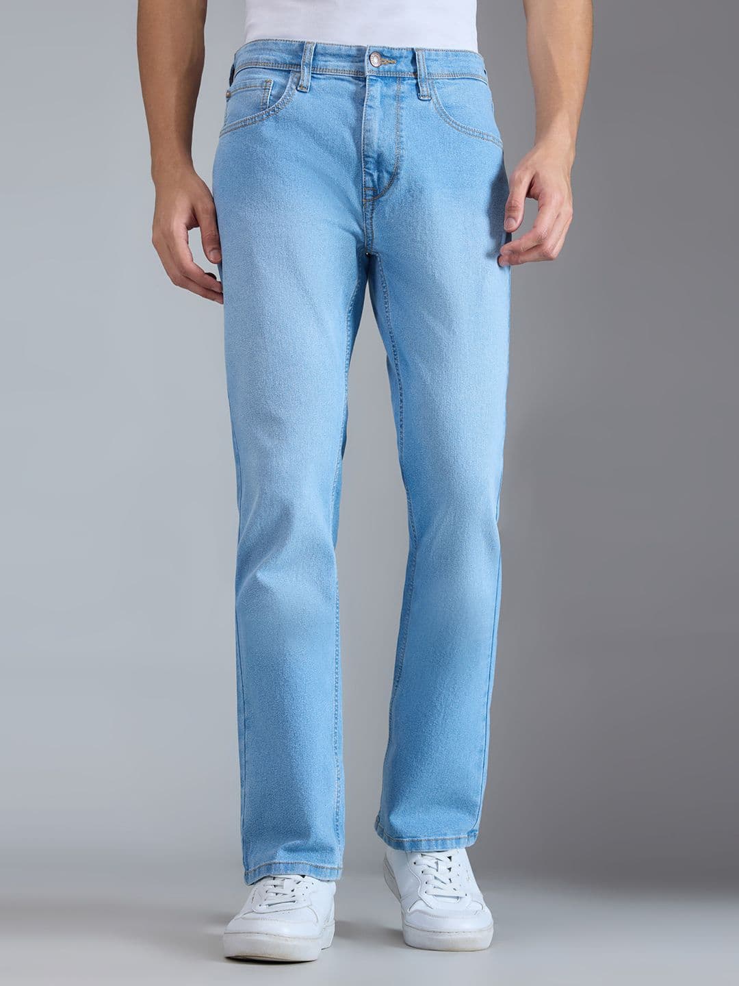 Pepe Jeans Men Holborne Straight Fit Mid-Rise Stretchable Jeans