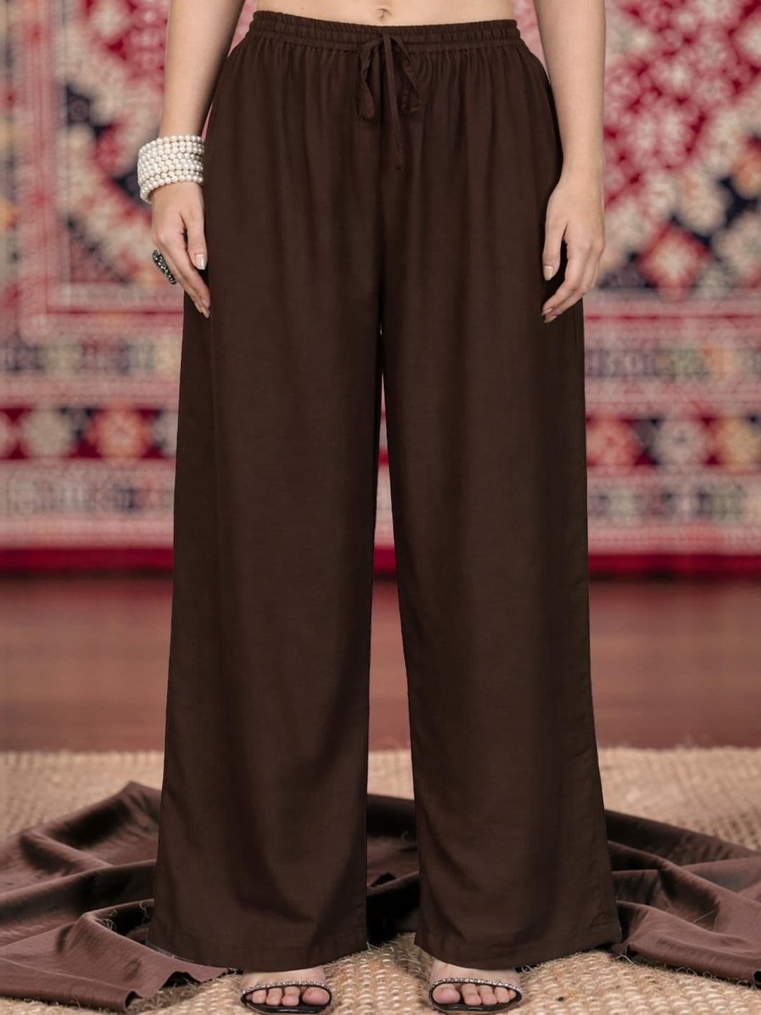 GRACIT Women Flared Ethnic Palazzos - view 1