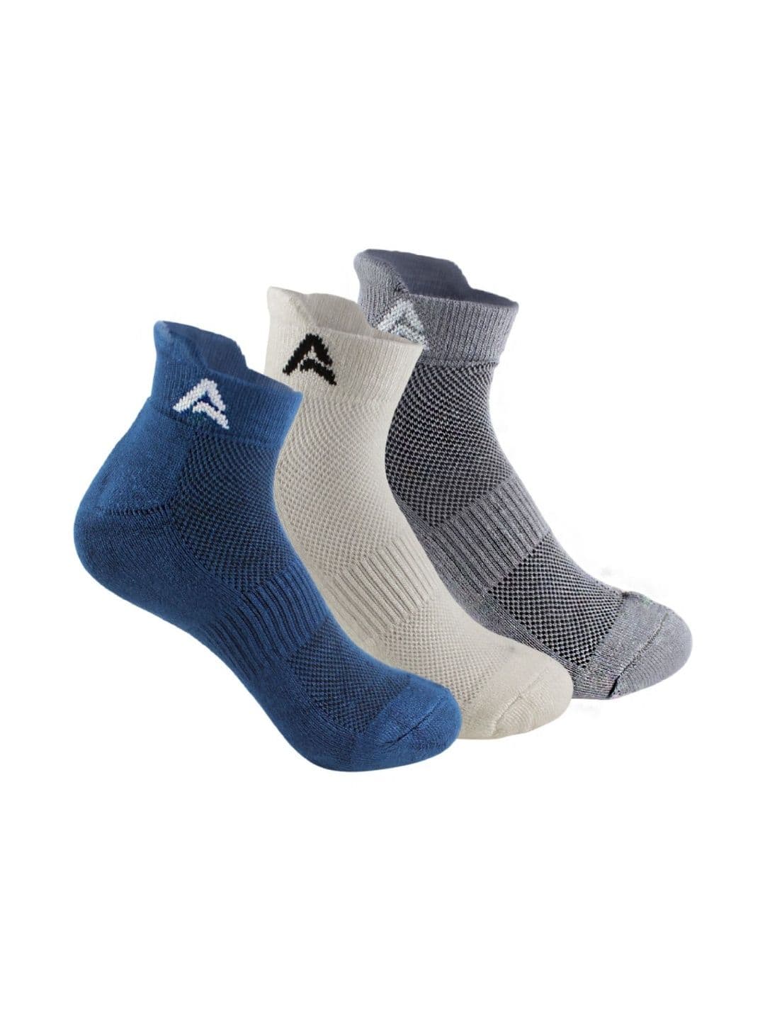 AMAREE Unisex Pack of 3 Assorted Patterned Ankle Length Socks - view 1