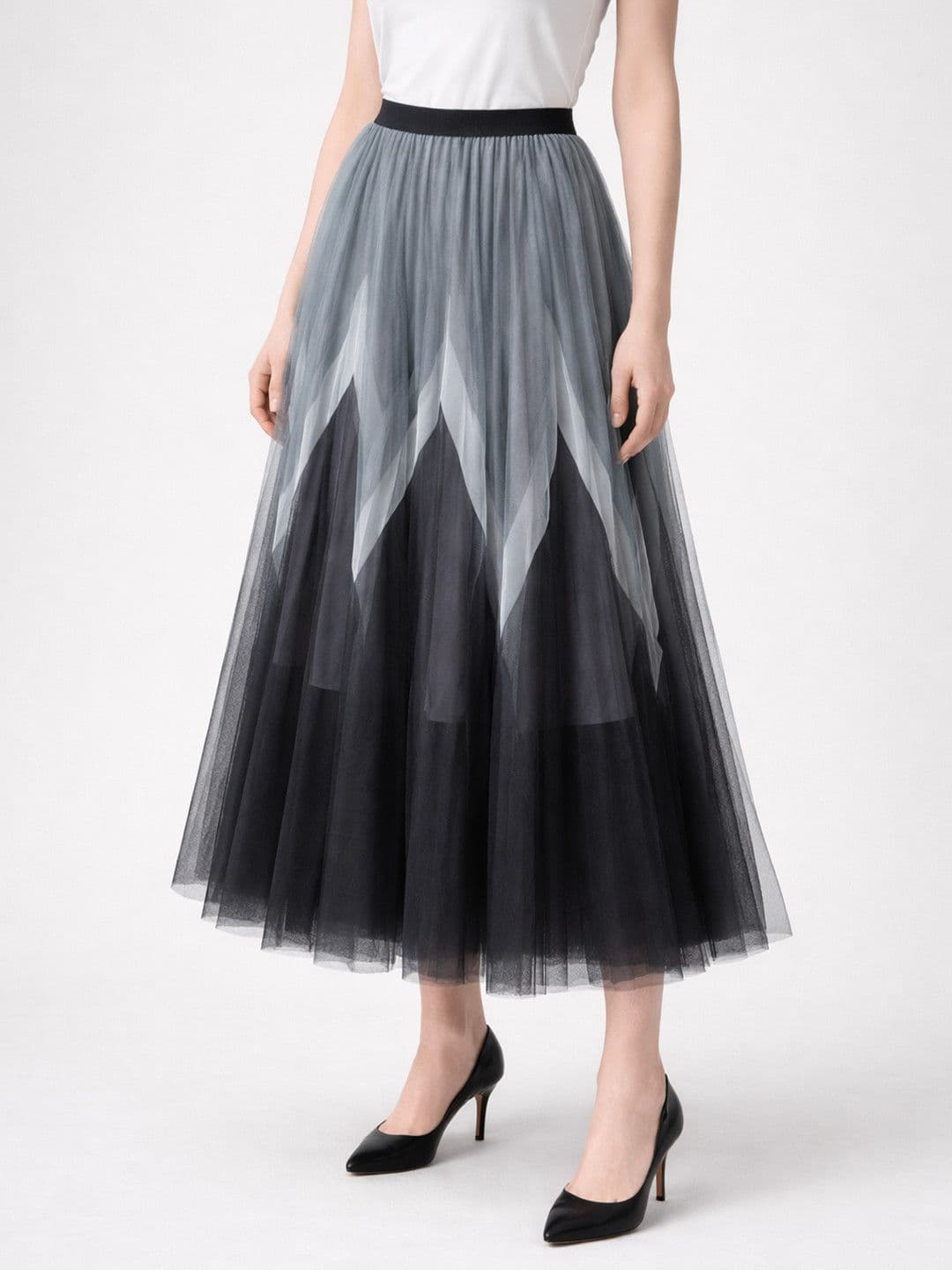 Suo Women Tropical Solid Maxi Skirts - view 1