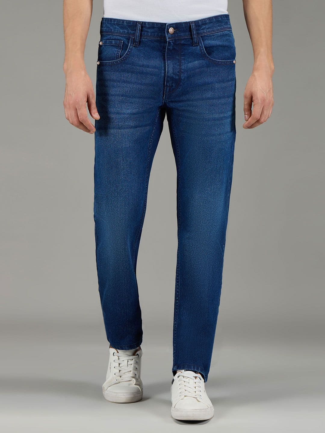 Pepe Jeans Men Vapour Slim Fit Mid-Rise Light Fade Stretchable Jeans - view 1