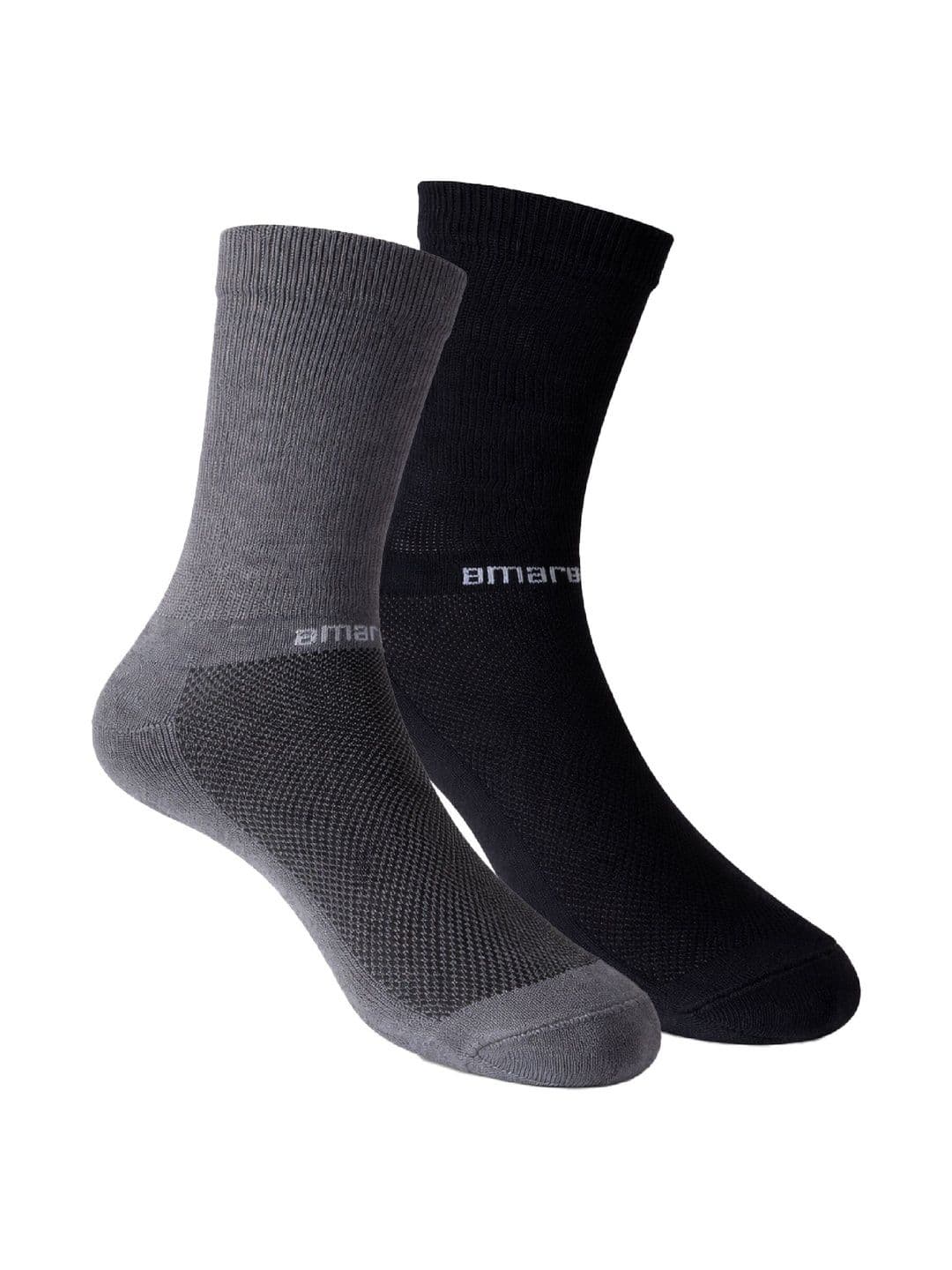 AMAREE Men Pack of 2 Cotton Assorted Calf Length Socks - view 1