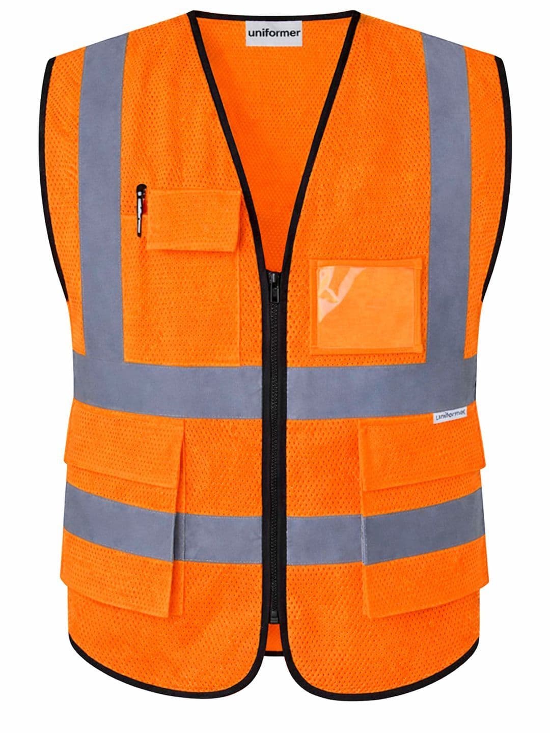 uniformer Men Colourblocked Reflective Strip Outdoor Jacket - view 1