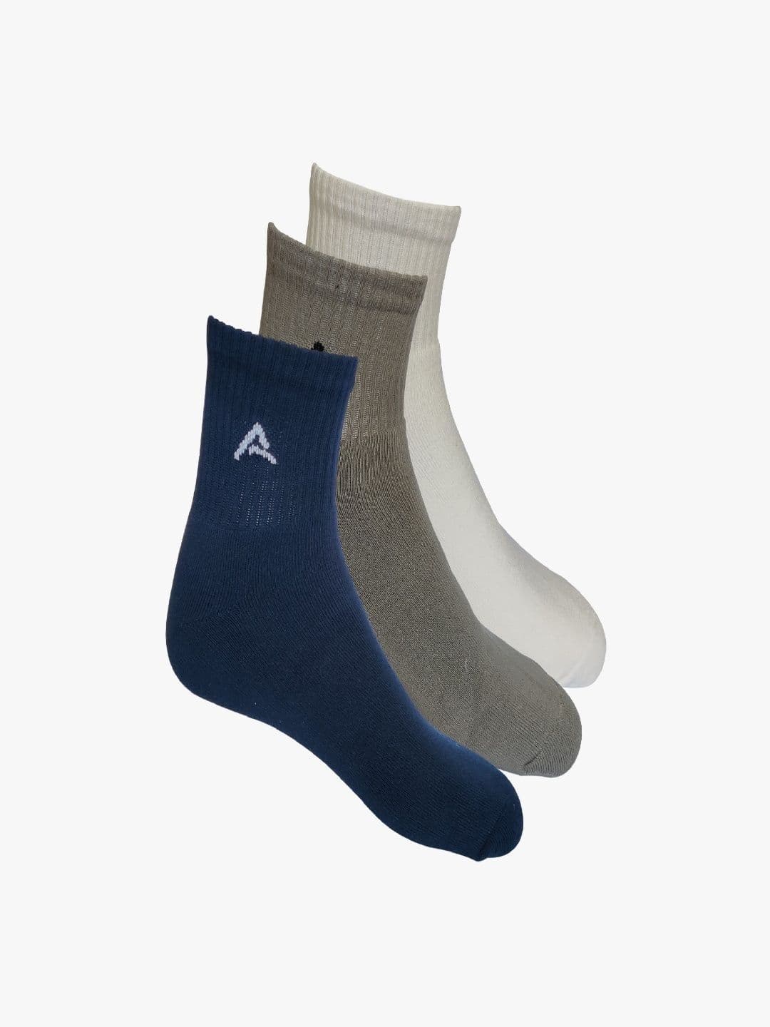AMAREE Unisex Pack of 3 Cotton Assorted Ankle Length Socks - view 1