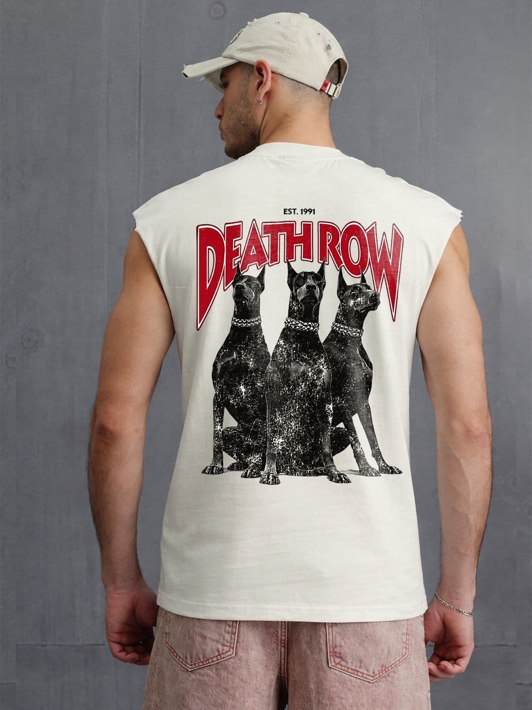 CARRO ARMATO Printed Cotton Tank - view 1