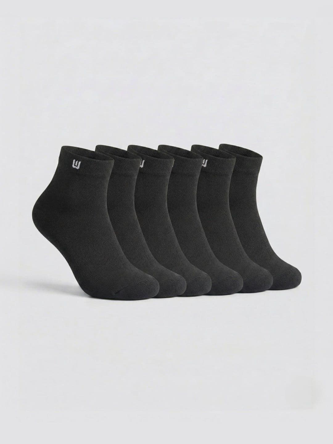SZN Unisex Pack of 6 Cotton Ankle Length Socks - view 1