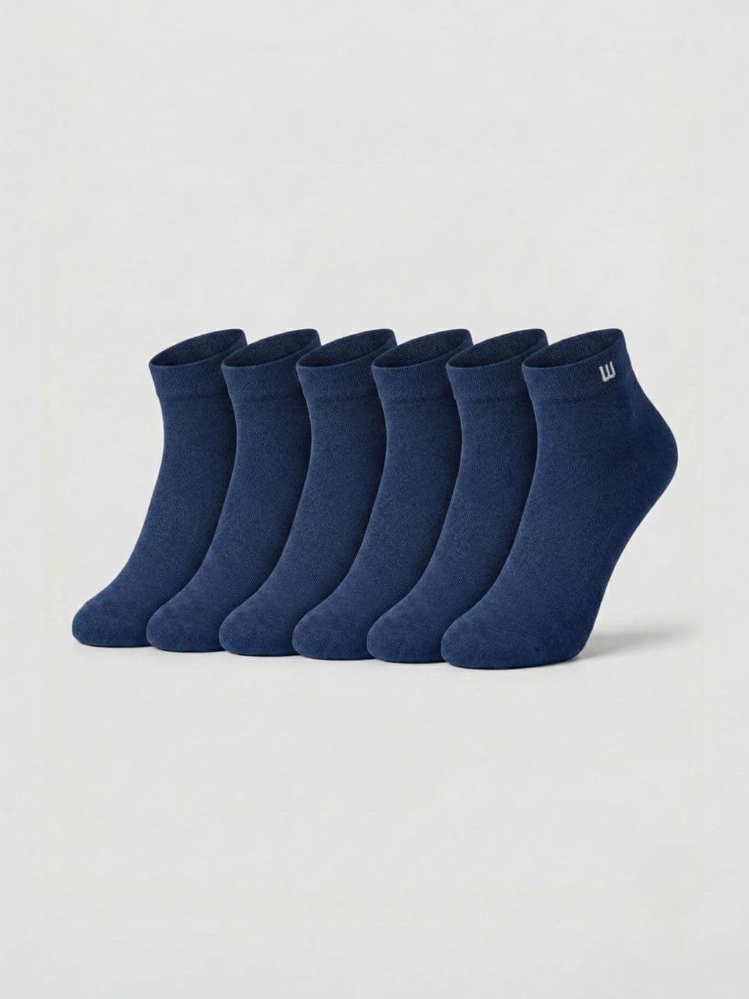 SZN Unisex Pack of 6 Cotton Ankle Length Socks - view 1