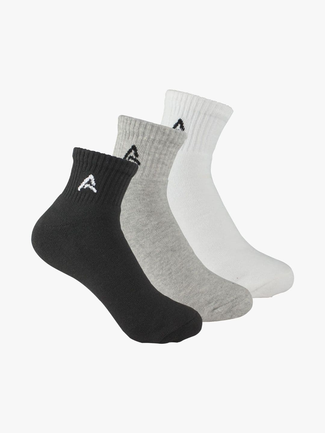 AMAREE Unisex Pack of 3 Cotton Assorted Ankle Length Socks - view 1