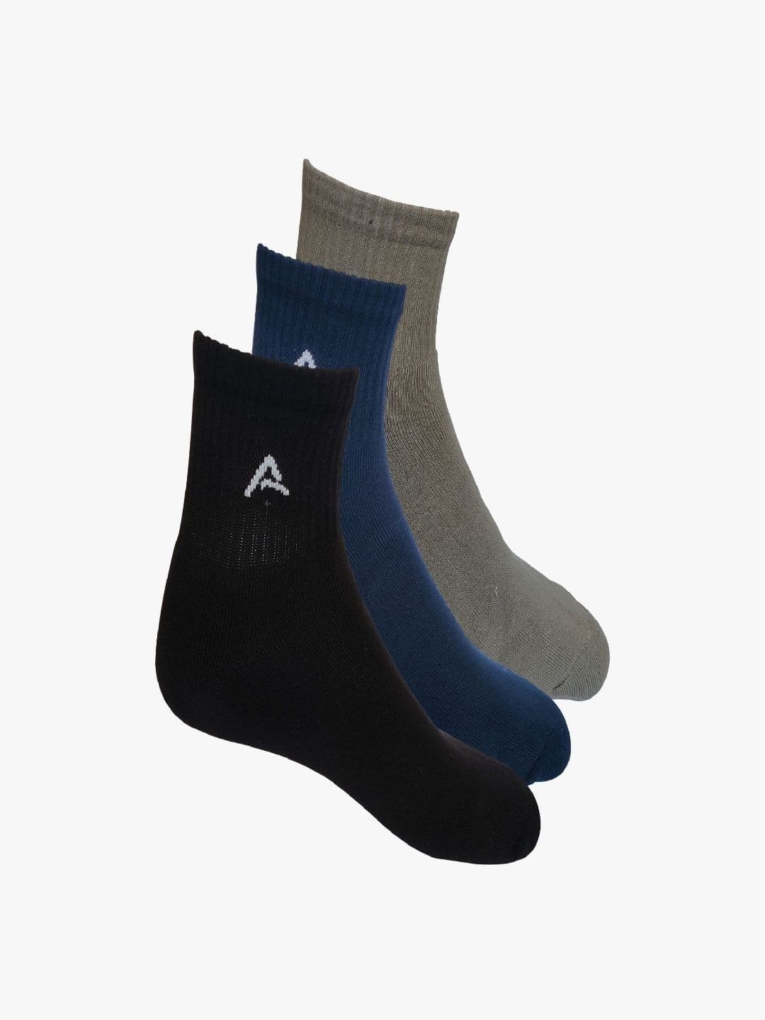 AMAREE Unisex Pack of 3 Cotton Assorted Above Ankle Socks - view 1