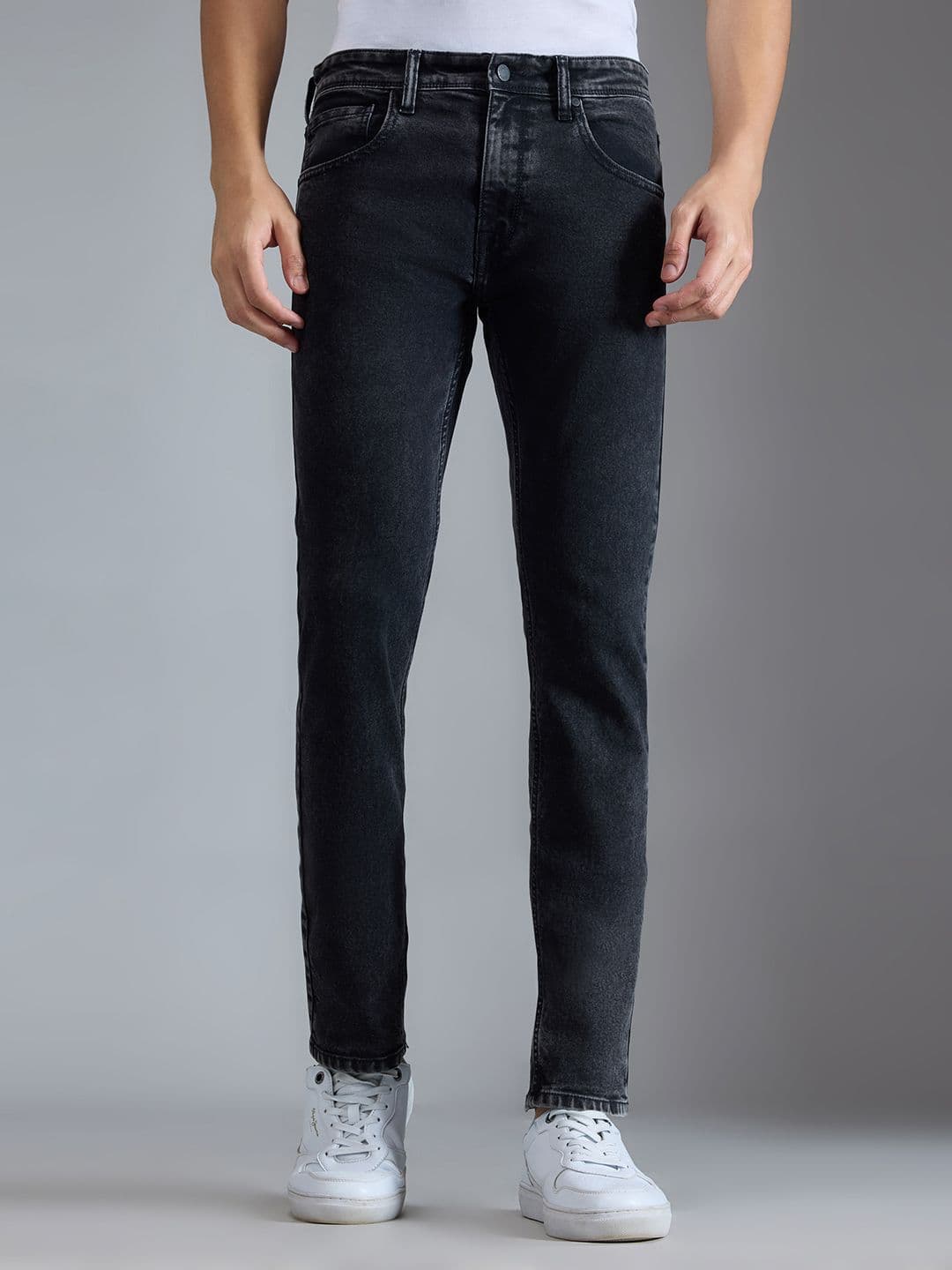 Pepe Jeans Men Vapour Slim Fit Mid-Rise Light Fade Stretchable Jeans - view 1