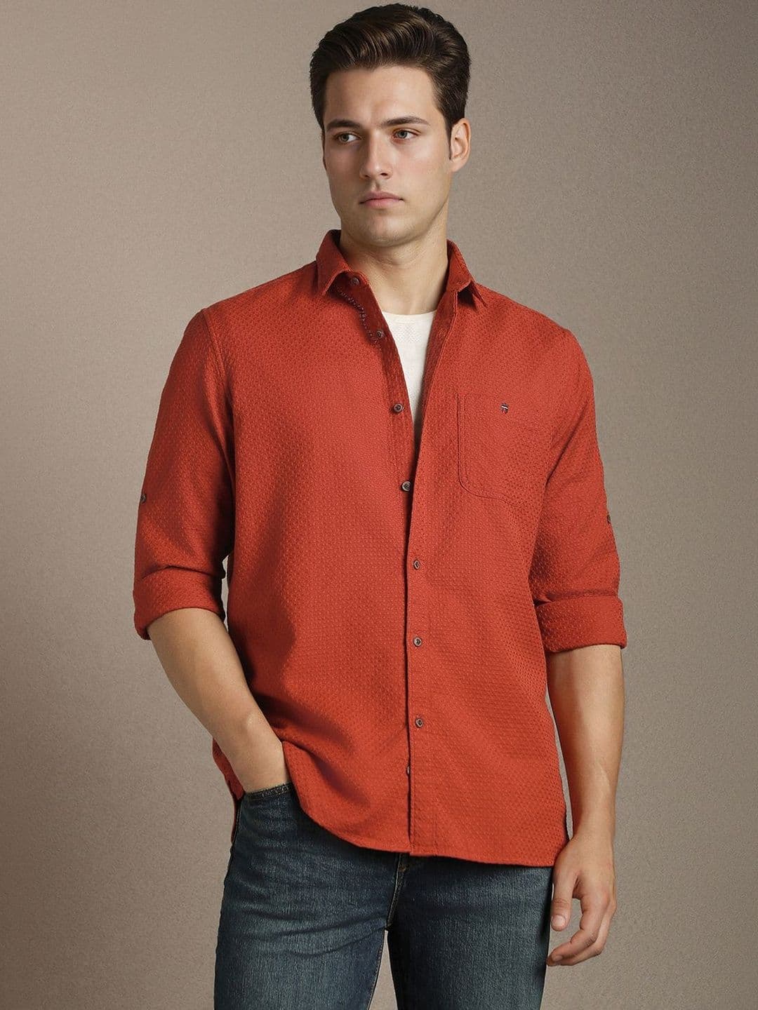 Louis Philippe Jeans Men Slim Fit Casual Shirt - view 1