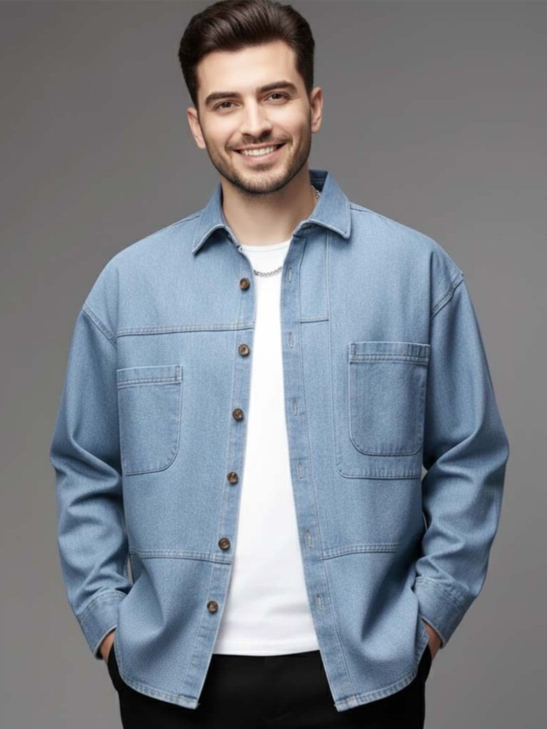 SZN Men Denim Jacket - view 1