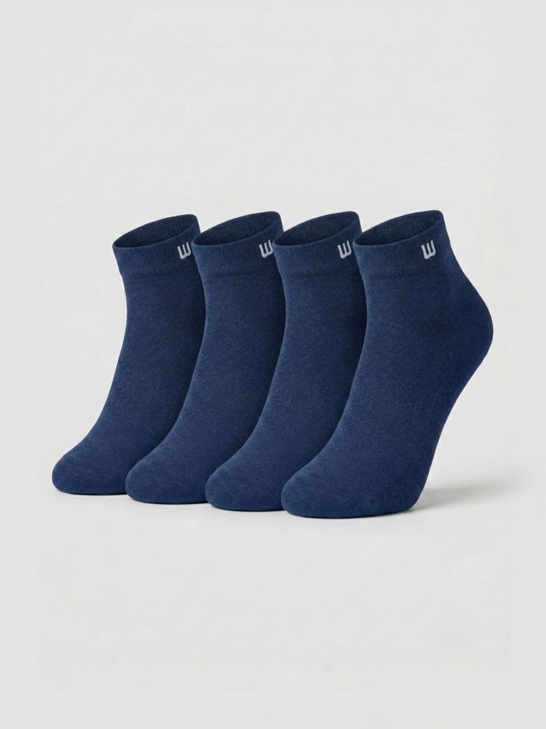 SZN Unisex Pack of 4 Cotton Ankle Length Socks - view 1