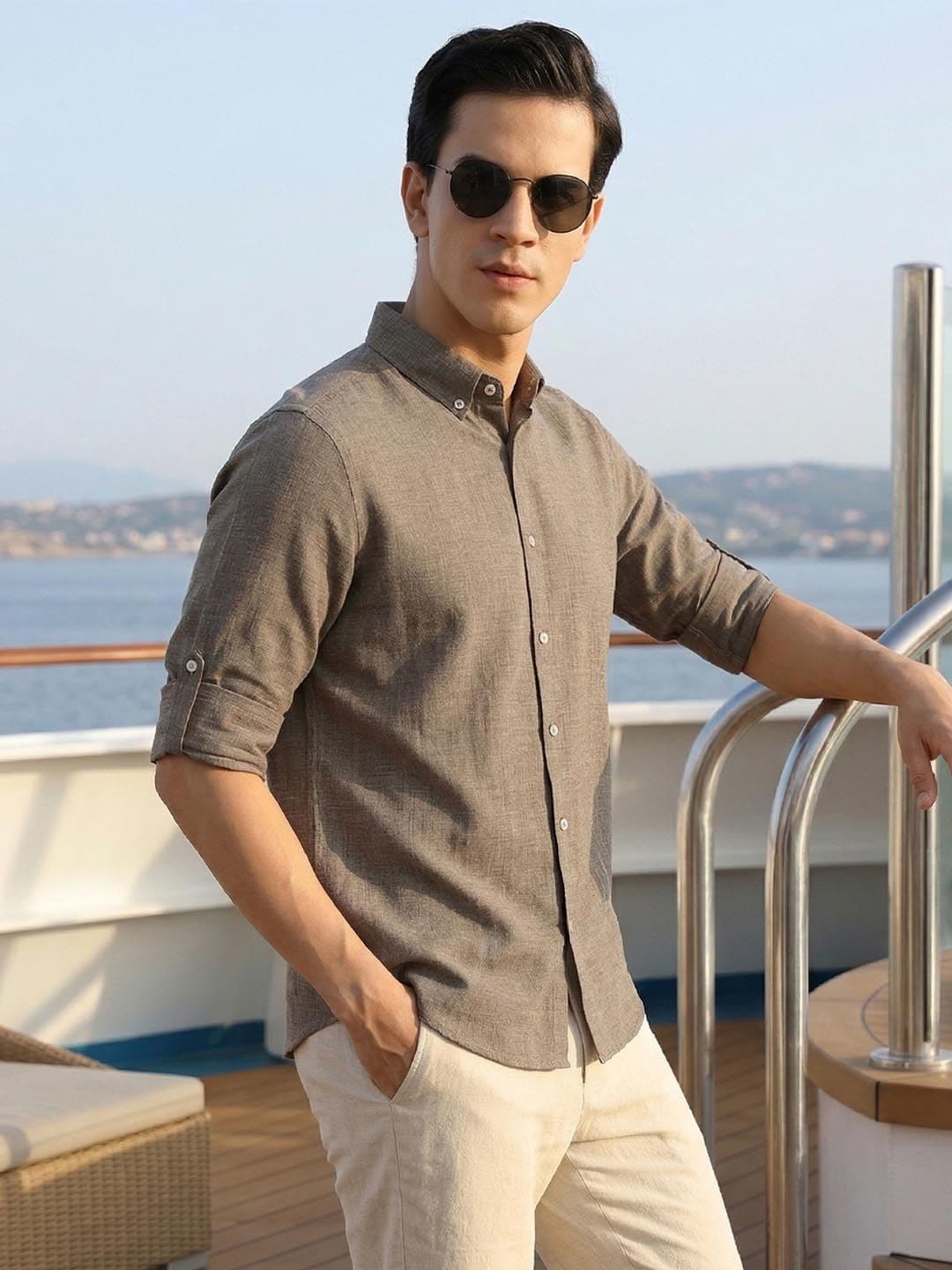 Thomas Scott Men Premium Slim Fit Casual Shirt - view 1