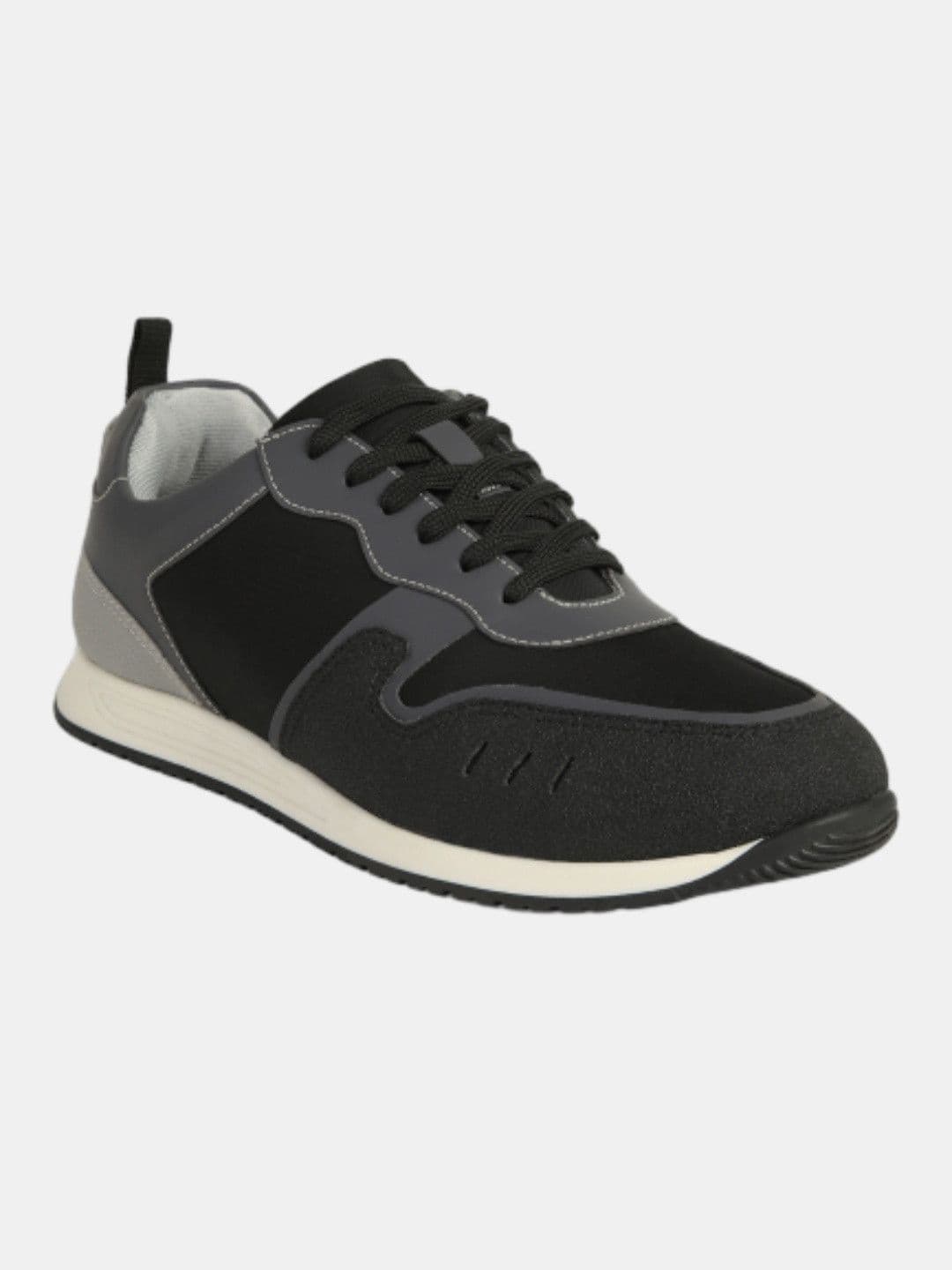 R&B Men Colourblocked PU Sneakers