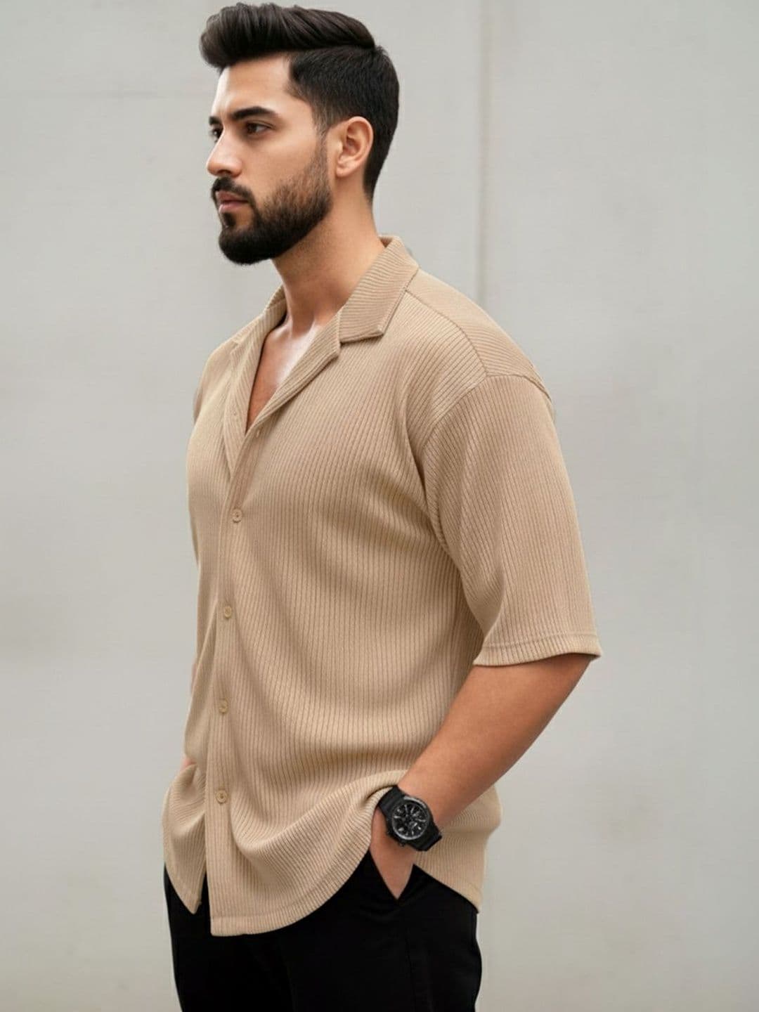 Genzy Men Relaxed Casual Shirt - view 1