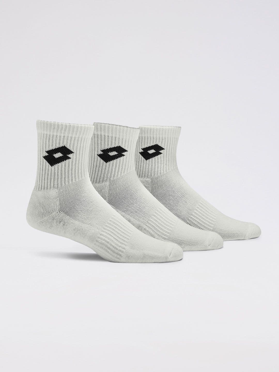 Lotto Play Socks 3.0 White Quarter - 3 Pairs - view 1