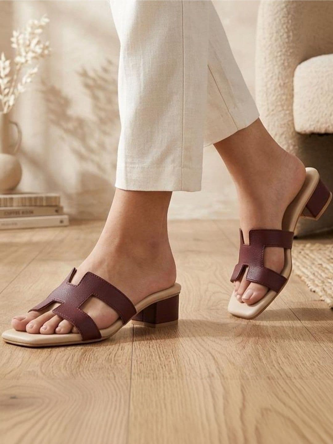 The Roadster Lifestyle Co. Women Square Toe Block Sandals Heels - view 1