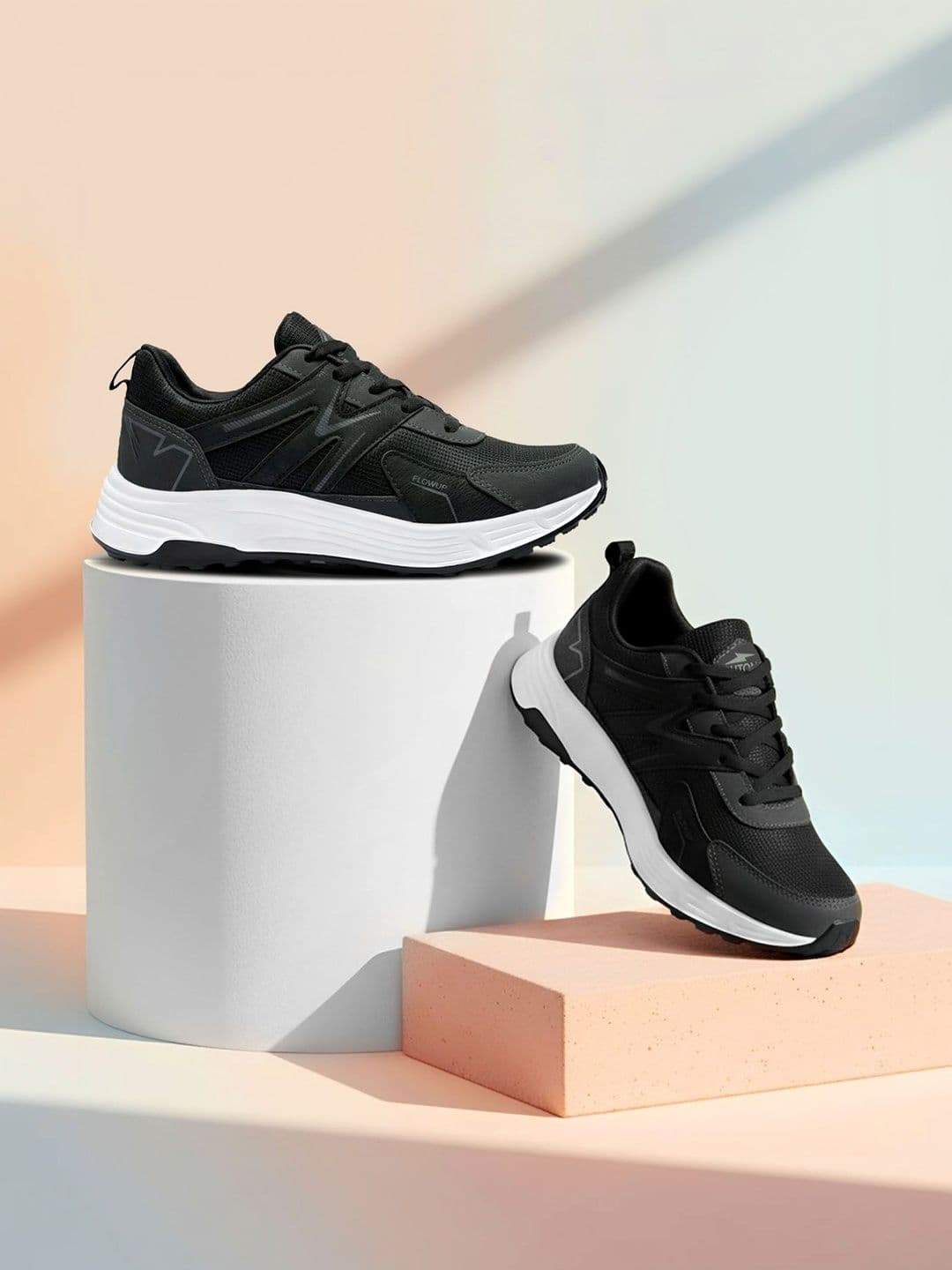 Bruton Men Mesh Running Non-Marking Shoes - view 1