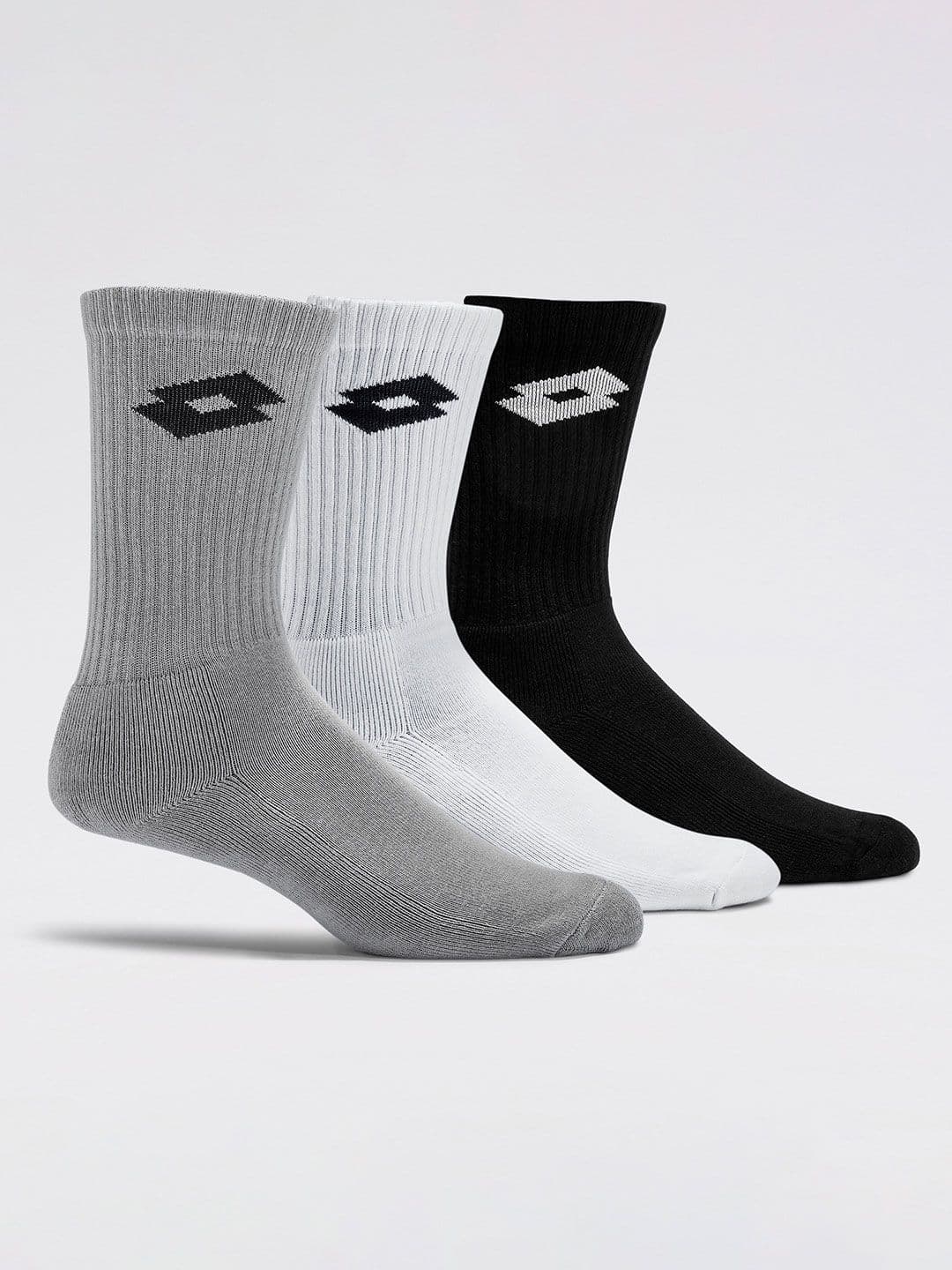 Lotto Courtline Socks 1.0 Assorted Mid-Crew - 3 Pairs - view 1