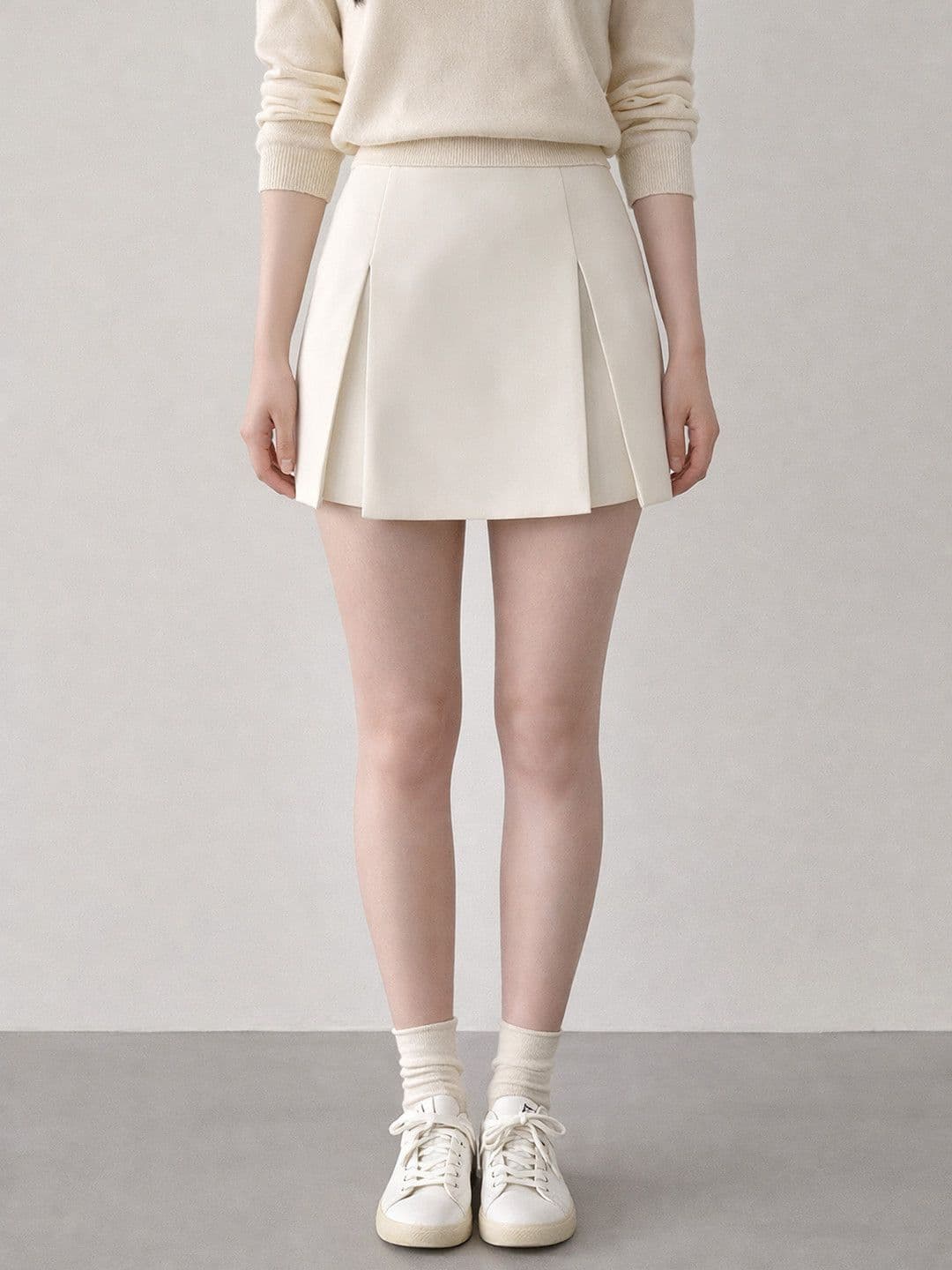 Suo Women Above Knee Flared Skirt - view 1