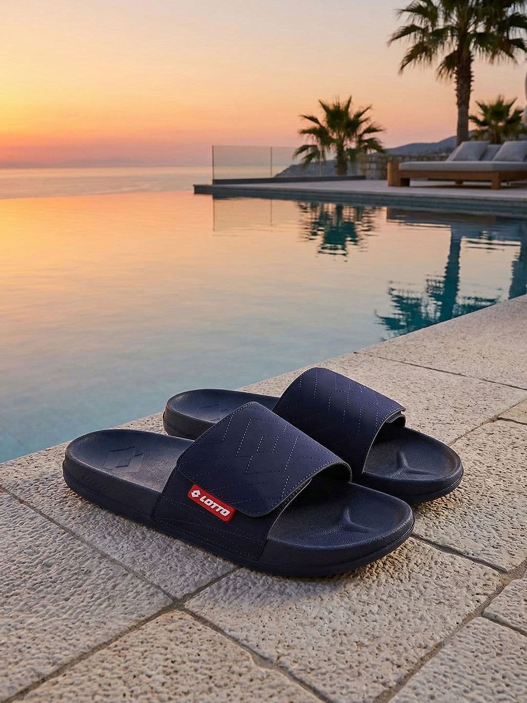 Lotto Men Enduro TX Navy Slides - view 1