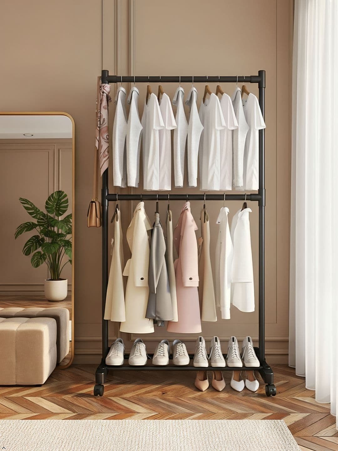 Sasimo Black Set of 1 Water Resistant Racks Organisers - view 1