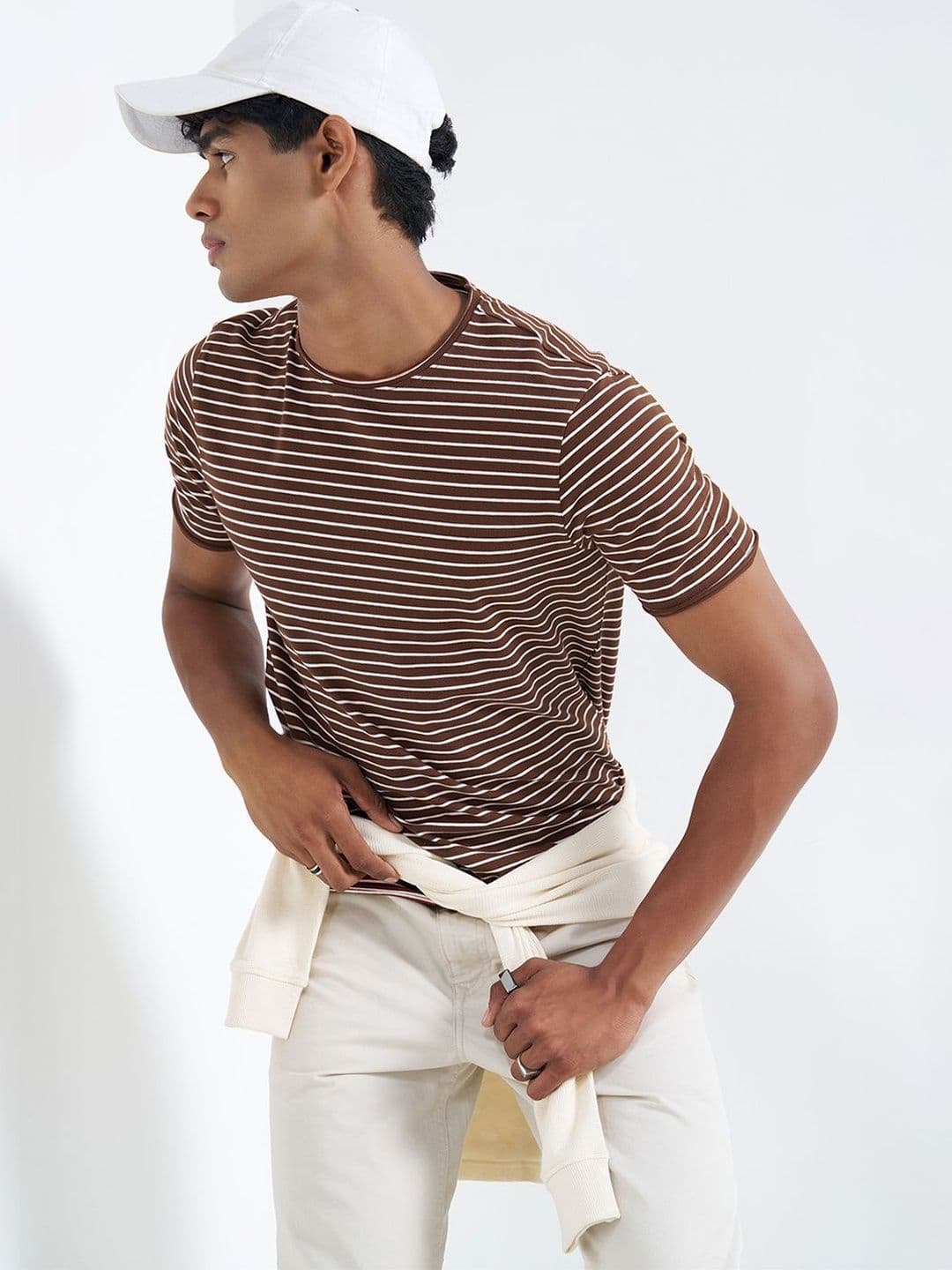 People Men Striped T-shirt - view 1