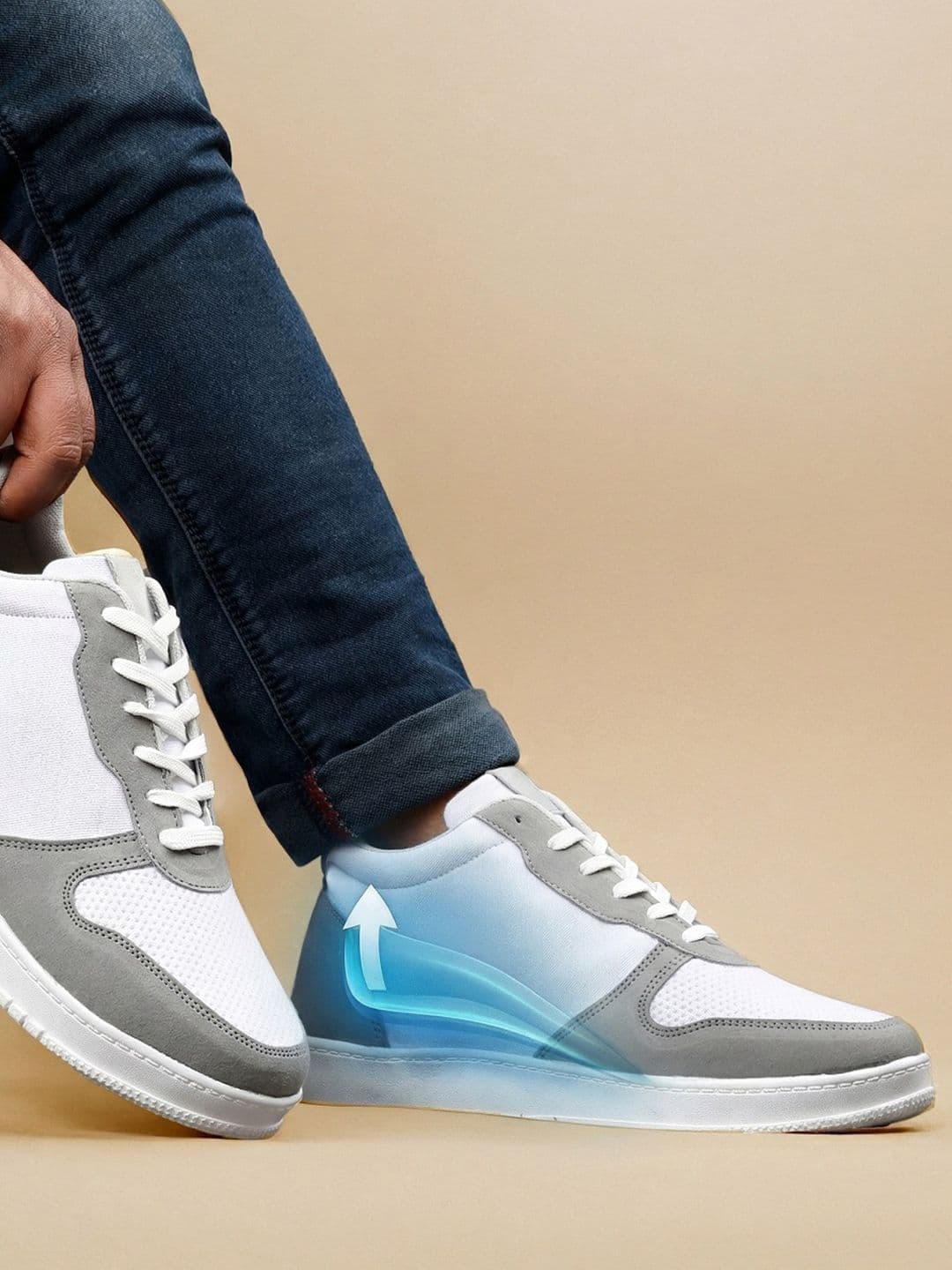 Bxxy Men Hidden Elevator Height Increasing Sports Sneaker Shoes - view 1
