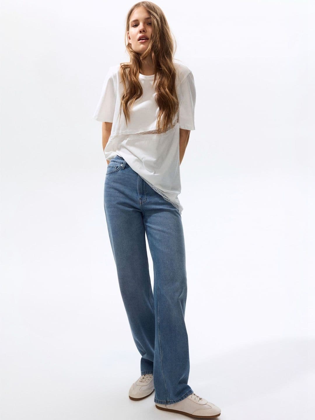 H&M Straight High Jeans - view 1