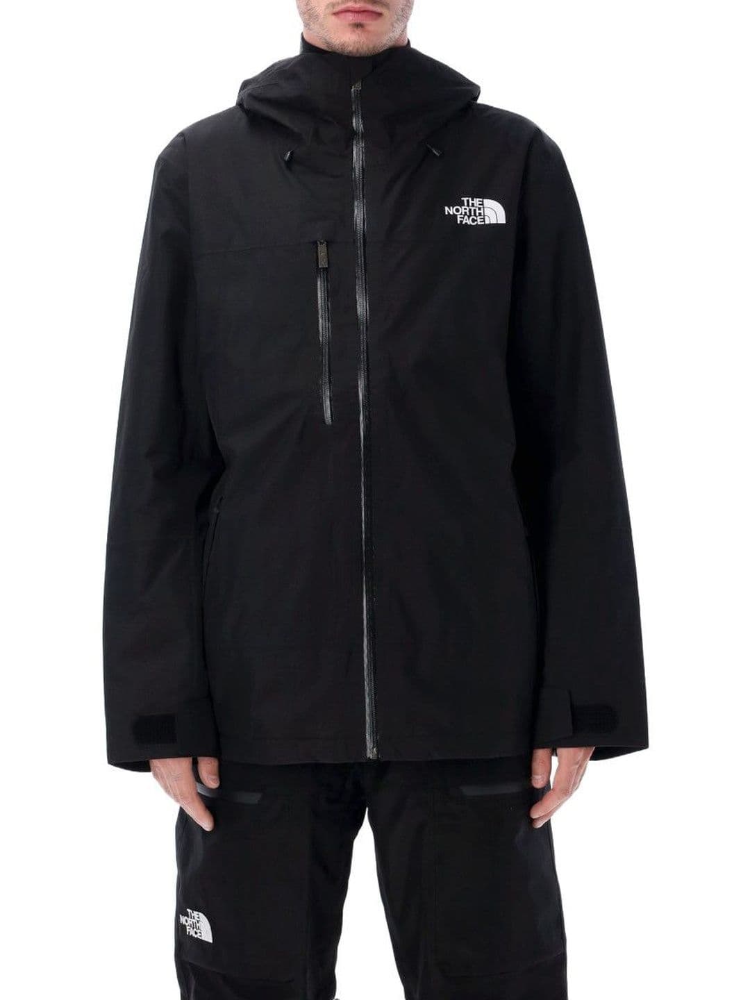 The North Face Black Zip-Fastening Hooded Ski Jacket - view 1