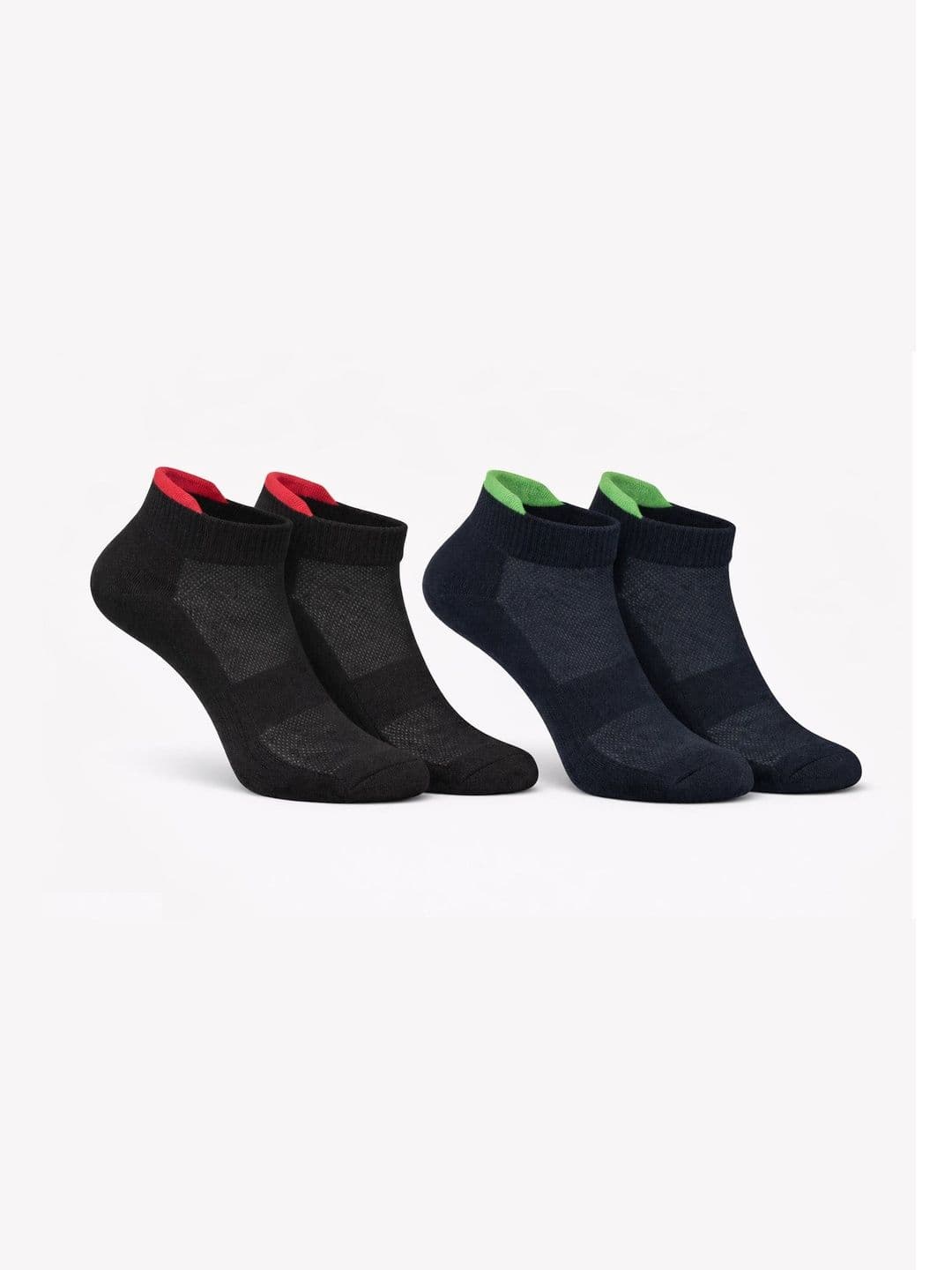 BERYX Pack of 2 Bamboo Super Soft & Odour-Free Breathable Ankle-Length Socks - view 1