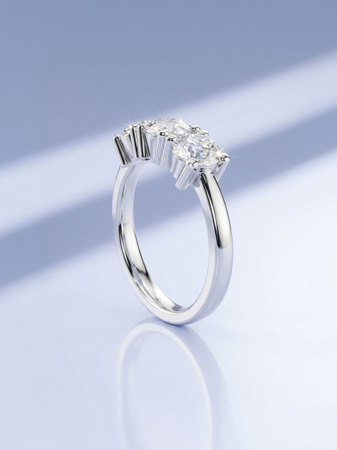 Truly by glitchez 925 Sterling Silver Lab Grown Diamond With 1.44 CT Ring Diamond -3.104 g - view 1