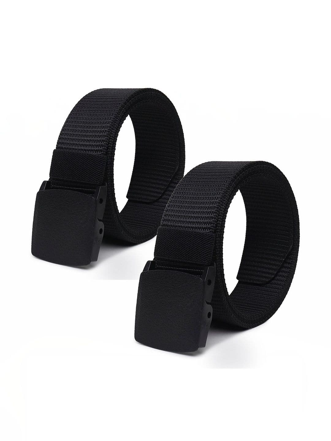 The Roadster Lifestyle Co Men Set Of 2 Textured Formal Belts