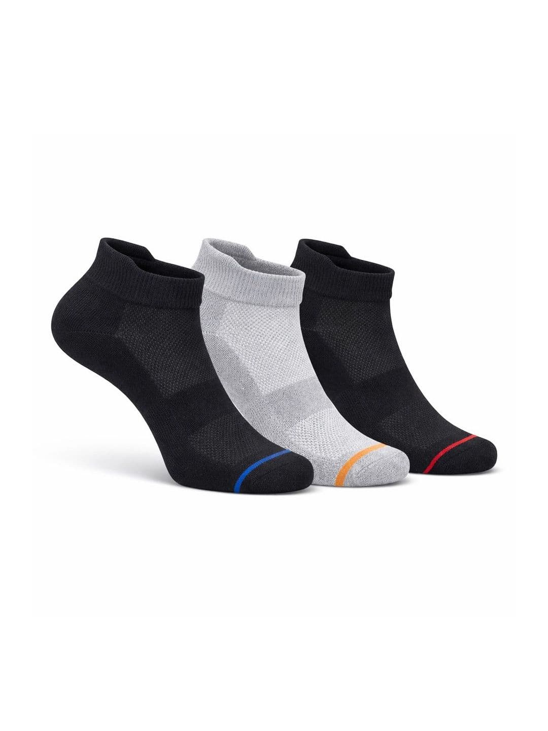 BERYX Pack of 3 Bamboo Super Soft & Odour-Free Breathable Ankle-Length Socks - view 1