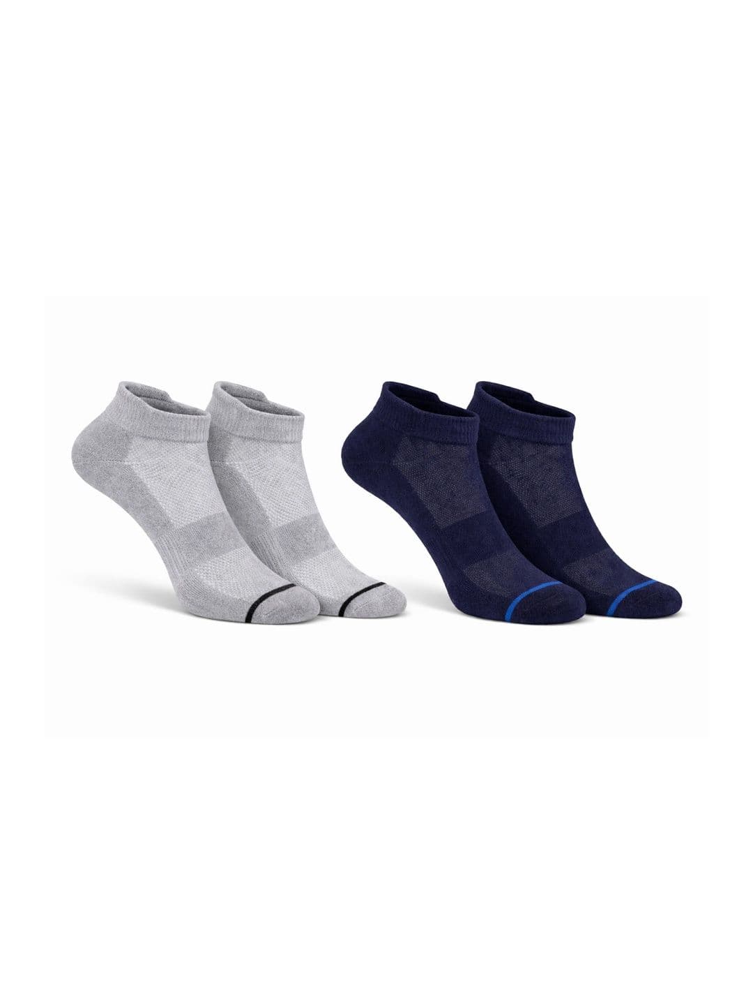 BERYX Pack of 2 Bamboo Super Soft & Odour-Free Breathable Ankle-Length Socks - view 1