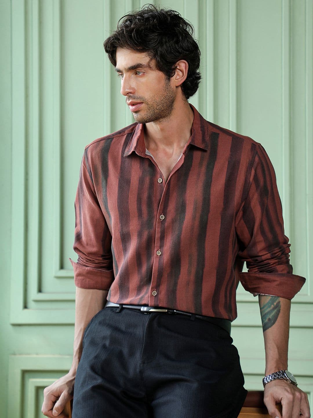 CAHOOT Men Standard Striped Casual Shirt - view 1