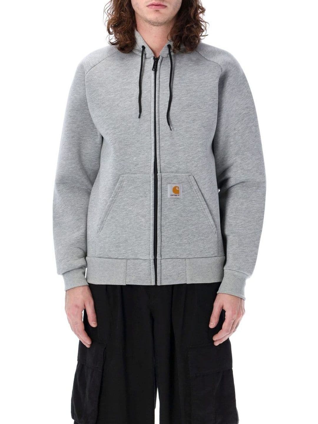 Carhartt WIP Grey Car-lux Hooded Jacket - view 1