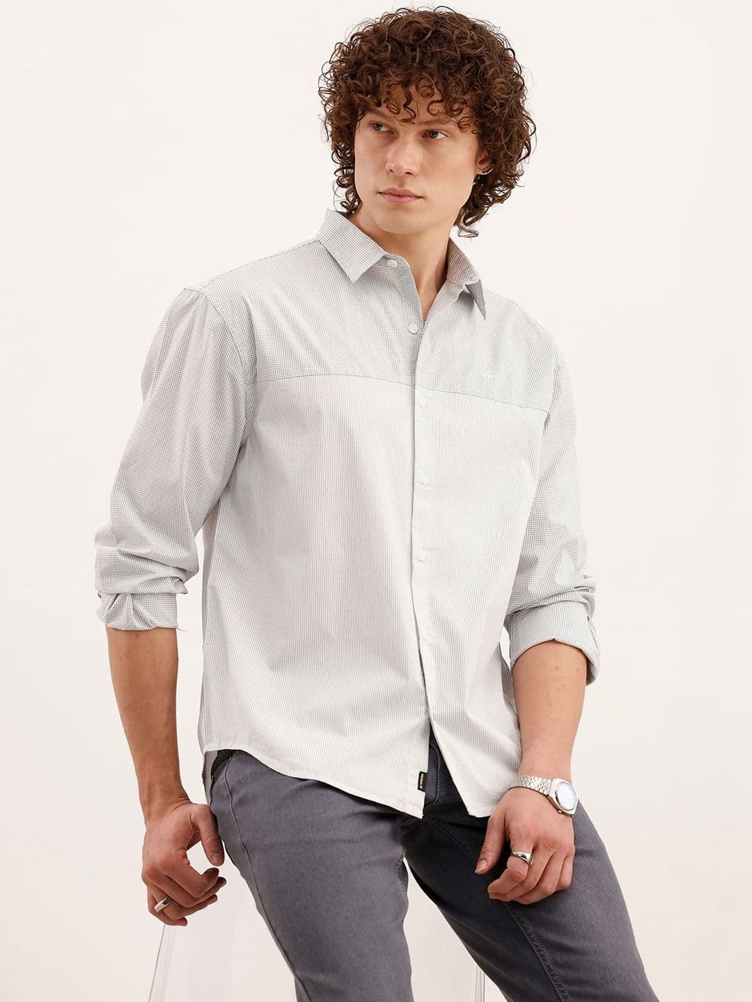 WROGN Men Striped Casual Shirt - view 1