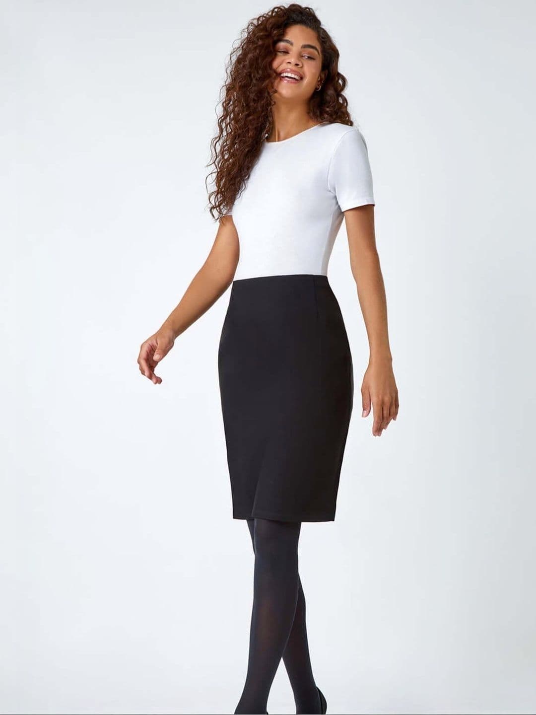 Kotty Women Back Slit Knee Length Pencil Skirt - view 1