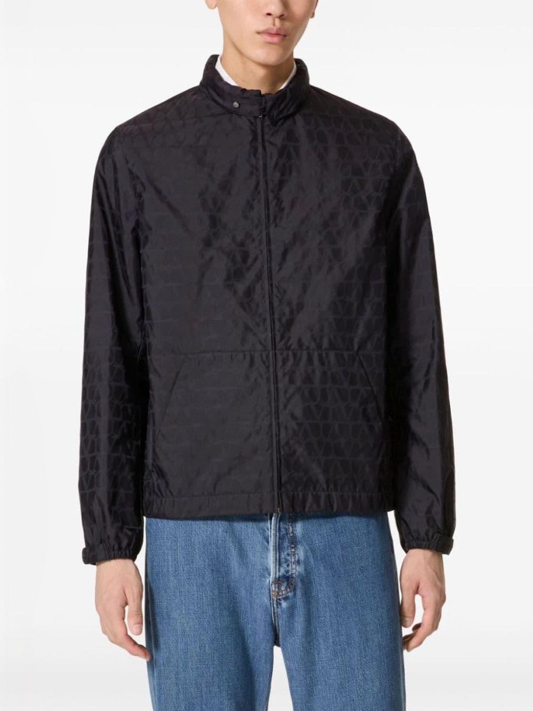 Valentino Blue Valentino 'Toile Iconographe' Windbreaker - view 1