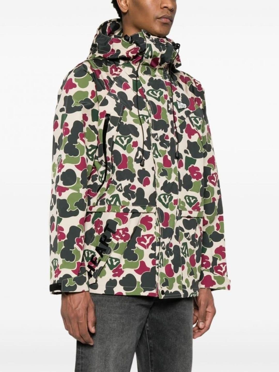Billionaire Multicolor Camou Print Jacket - view 1
