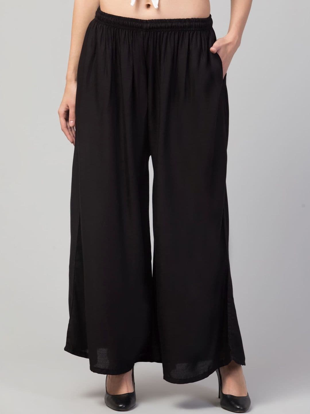 SHAUKIYA Women Flared Ethnic Palazzos - view 1