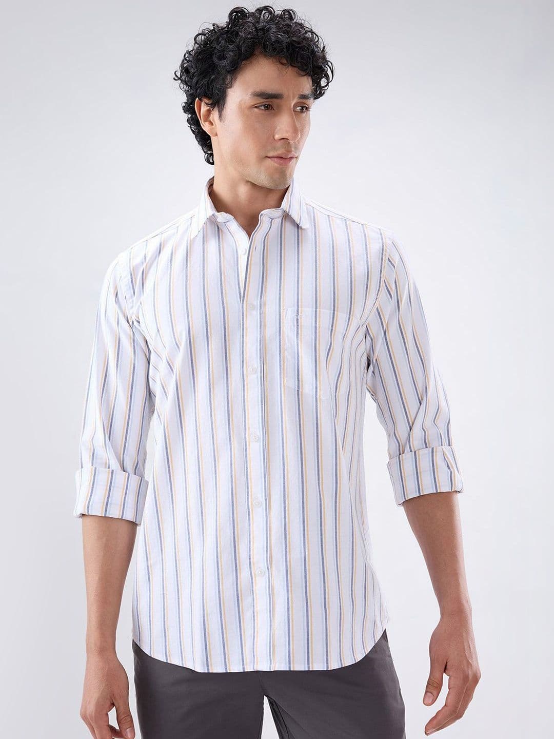 ColorPlus Men Striped Casual Shirt - view 1