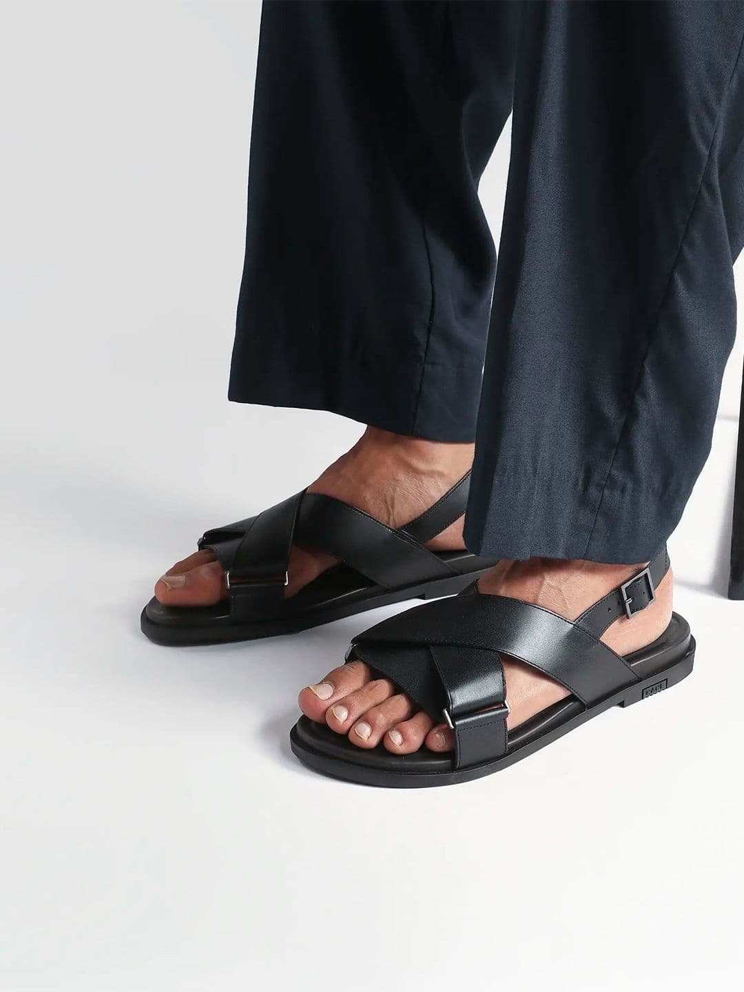 RARE RABBIT Monz Men Leather Comfort Sandals - view 1